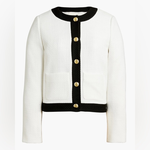 NWT J.Crew Tweed Lady Jacket - Picture 4 of 5